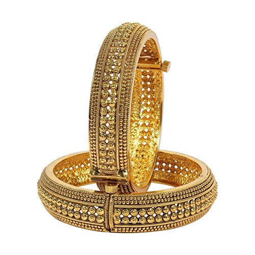 YouBella Ethnic Bollywood Gold Plated Traditional Bracelets Bangles Jewellery for Women and Girls (6)