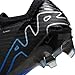 NIKE Men's Soccer Shoe, Black Chrome Hyper Royal, 12