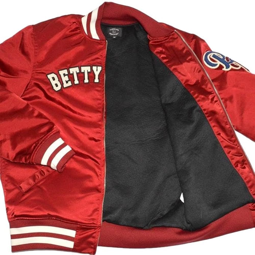 【美品】シュプリーム　BETTY BOOP　スタジャン　人気Lサイズ　即完モデル ナイロンツイルZIPスタジャン M （ブラック） BBB-2245 BB