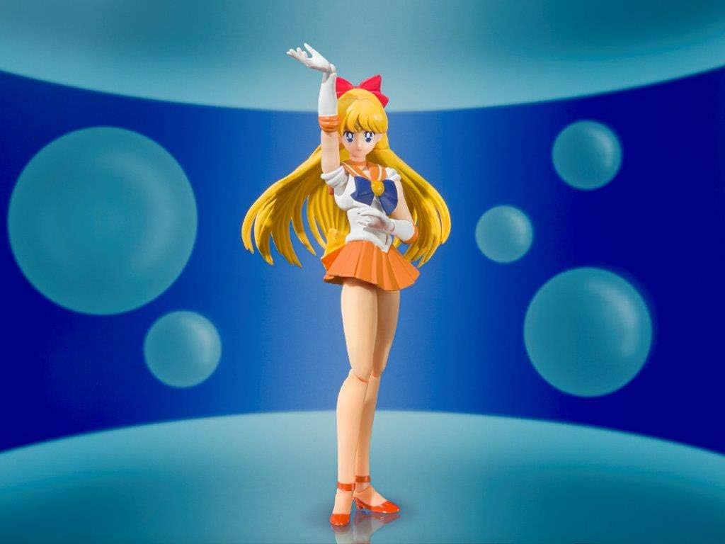 TAMASHII NATIONS - Pretty Guardian Sailor Moon - Sailor Venus -Animation Color Edition-, Bandai Spirits S.H.Figuarts Action Figure