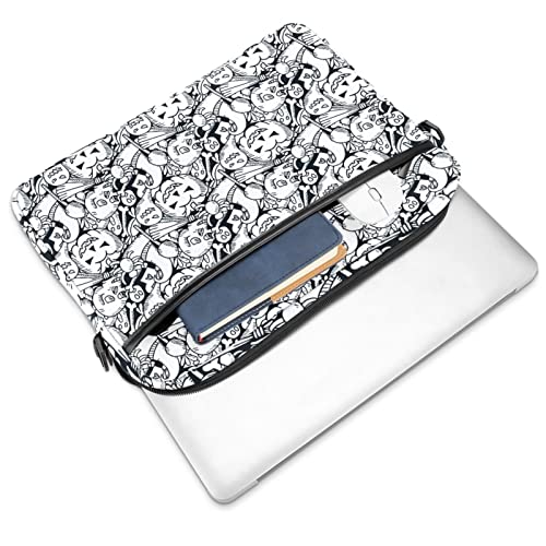 Bolsa de mensajero con diseño anime de Halloween y acolchado protector 2