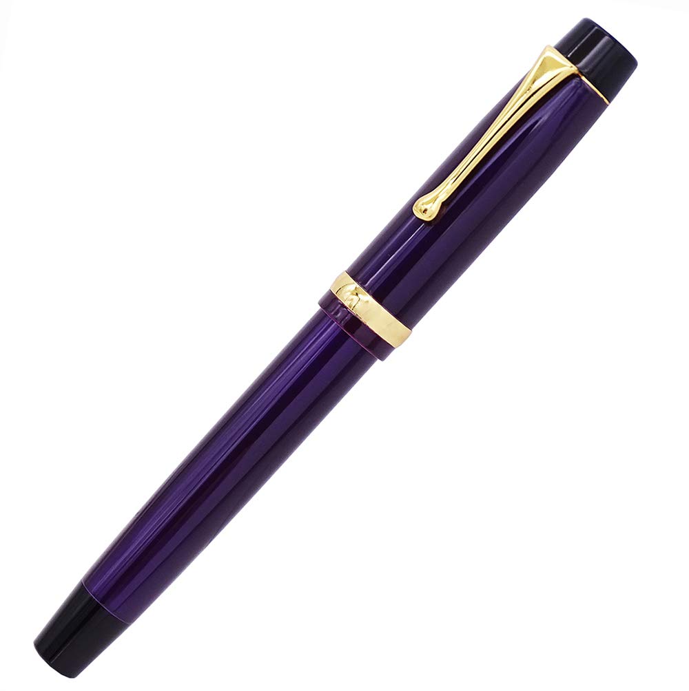Jinhao Stylo plume en métal violet avec convertisseur de recharge