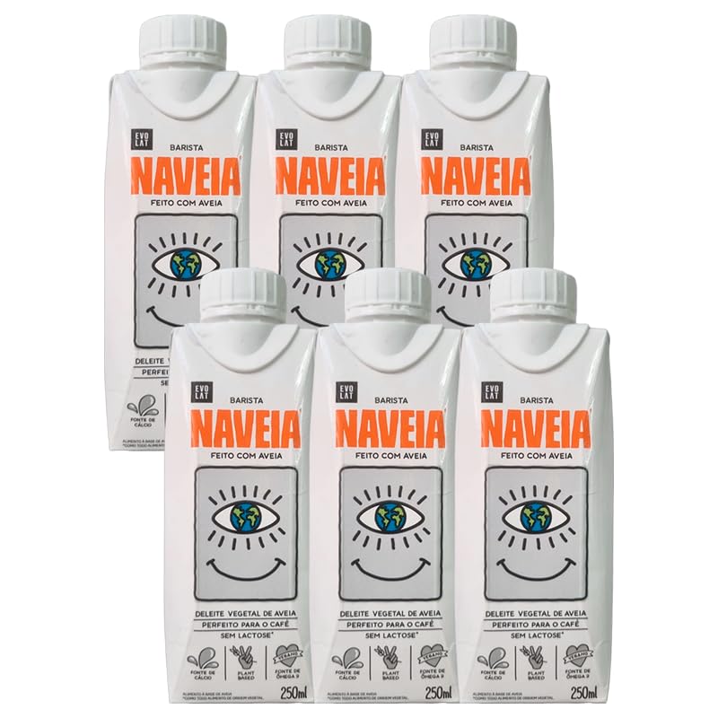 Kit 6X: Bebida Vegetal de Aveia Barista Naveia 250ml