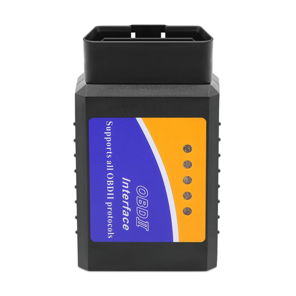 OBD2 Bluetooth Scanner Reader Car Vehicle Diagnostic Tool for Cars & Bikes, OBD II ELM327 Protocol Code Scanner Adapter Diagnostic Tool for Monitoring, Compatible with iOS/Android/Windows