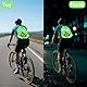 Giggleye Helmtasche mit Kordelzug – Fluoreszierend, auffälliges Warndreieck, für Motorrad, Fahrrad & Skihelme, leicht, vielseitig, Outdoor, Fitness(1 Stück, 50x50 cm)