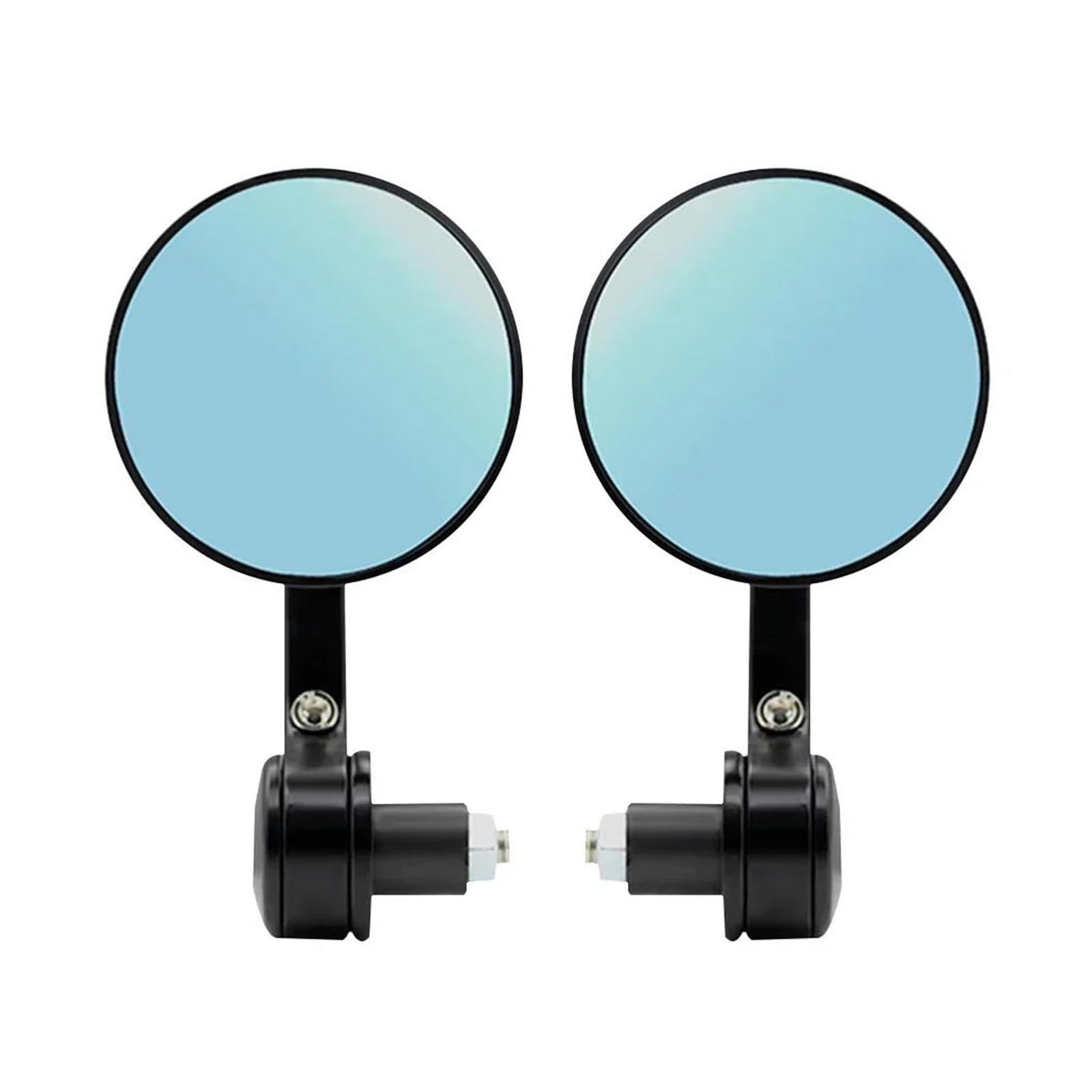 Rétroviseurs moto ronds 22mm avec miroir orientable et bras robuste