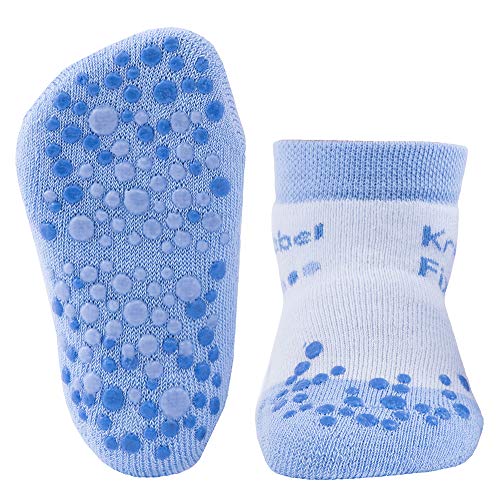 Preisvergleich Produktbild Ewers Baby- und Kindersocken Krabbelfix uni Basic, Stoppersocken, Antirutschsohle Krabbeln für Jungen und Mädchen, MADE IN EUROPE, Anti-Rutsch, ABS
