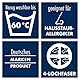 Irisette Edition Kopfkissen - Produziert in Deutschland - Kopfkissen mit abnehmbarem Bezug aus weicher Microfaser, 40 x 80 cm, Öko-Tex zertifiziert