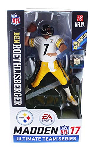McFARLANE NFL MADDEN 17 ULTIMATE TEAM SERIES 2 BEN ROETHLISBERGER PITTSBURGH STEELERS ACTION FIGURE