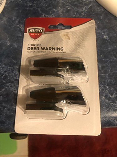 Custom Accessories Chrome Deer Alerts Devices - 2 per Package (17381)