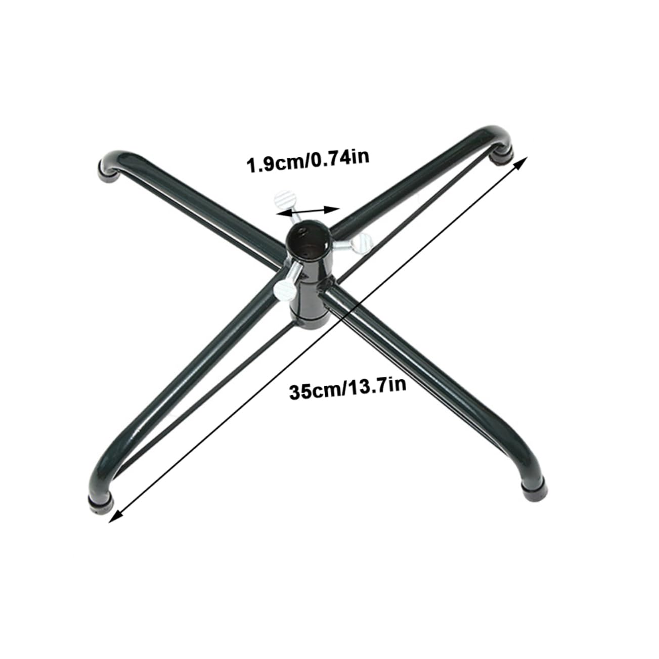 SOESFOUFU 2pcs Metal Christmas Tree Bases Xmas Tree Stand Base Sturdy Decor Rack