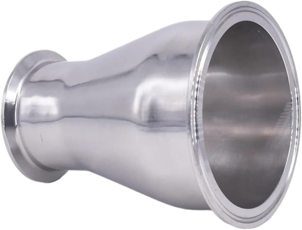 2" 2.5" 3.5" 4" 4.5" Tri Clamp Reducer SUS 304 Stainless Steel Sanitary Pipe Fitting Homebrew(102mm-K119 To,85mm-K106)