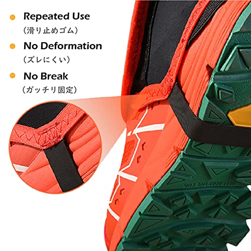 TRIWONDER Guêtres Trail Guêtres Randonnée Guêtres Basses Anti Sable Couvre Chaussures Guêtres de Course pour Homme Femme Running Chasse - Image 4