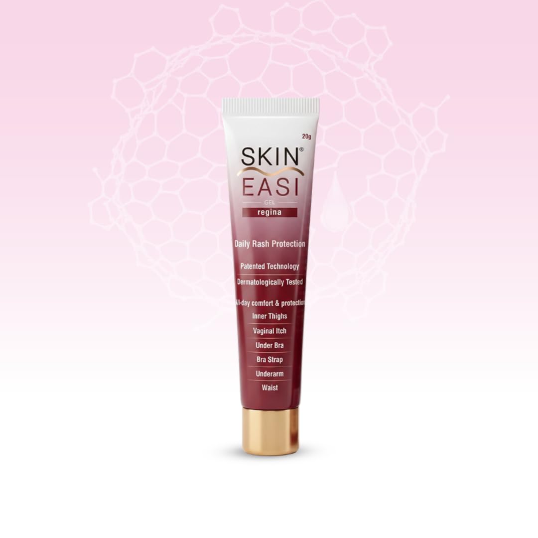 SkinEasi Regina Anti-Rub Rash Gel Designed for Women | Prevents Rashes & Soothes Soreness from Inner Thigh rashes | Vaginal Itches | Bra Strap, Bra Underwire, Sanitary Napkin , & Pads | Prevents Friction rashes| 20gm-image-2