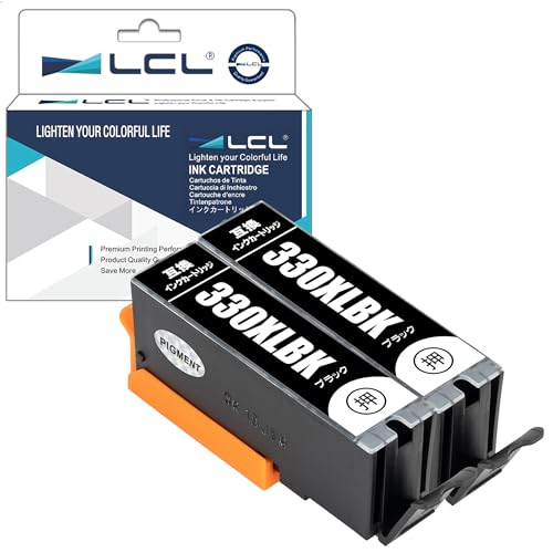Amazon.co.jp: LCL BCI-330 互換 PGBK 2本 大容量XLサイズ