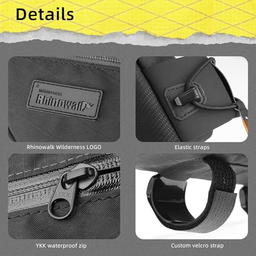 Rhinowalk 1.2L Dual Pocket Top Tube Bag