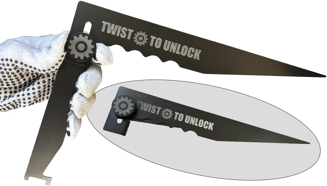 Advanced ​​Folding Rescue Tool​​ for First Responders, The Ultimate ​​Multi-Purpose Leverage Solution​​, Compact & Highly Portable