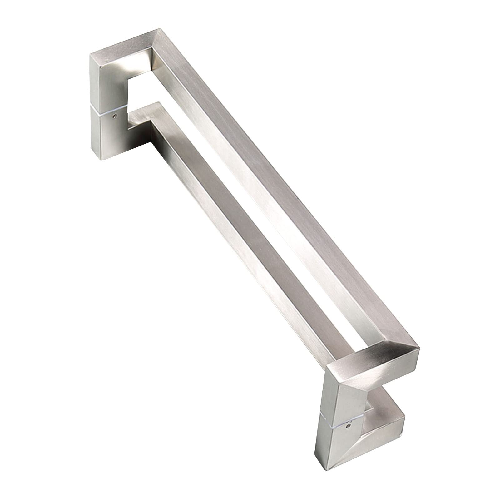 MXXQRHF Heavy-Duty Barn Door Handle - 800mm Push Pull Bar for Entry, Office, Commercial Use - Durable Long Door Hardware in Silver, Black & Gold Options