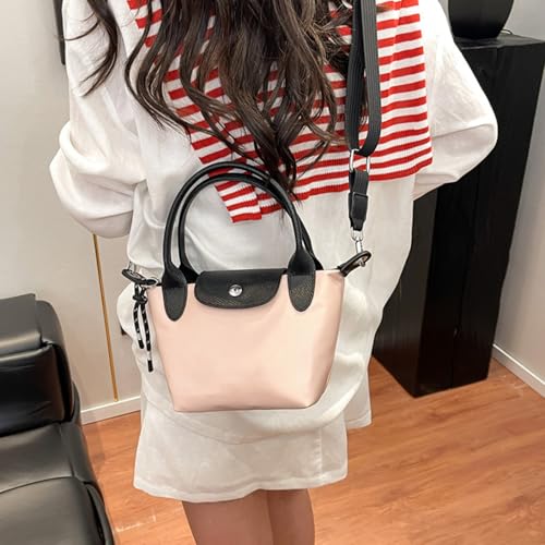 Large Capacity Crossbody bag for Women, Nylon Tote Shoulder Bag,Lightweight Travel Handbags With Detachable Strap4