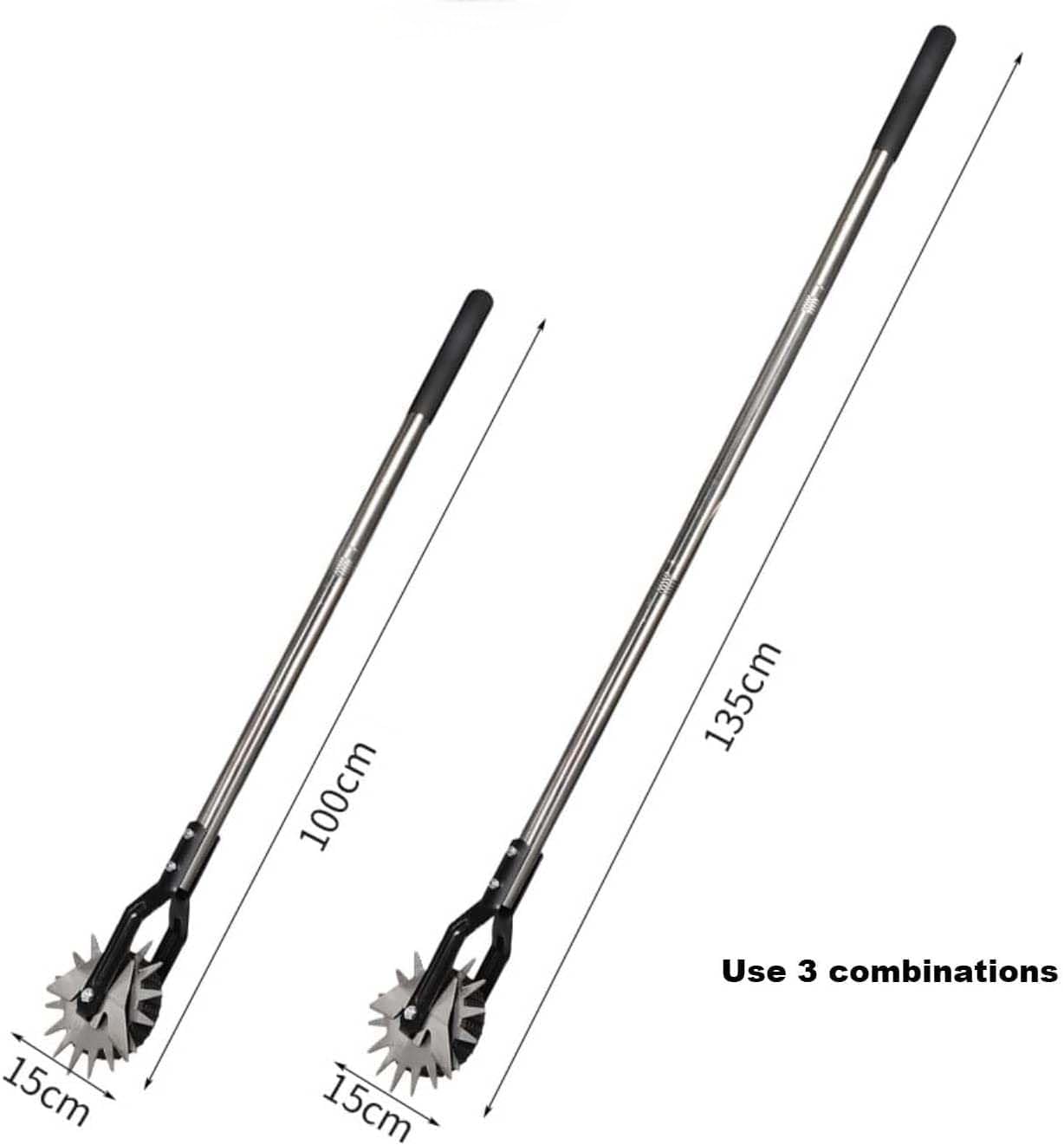 Tagliabordi Manuale Yeelor Con Ruota - Bordatura Giardino, Manico Regolabile 147cm