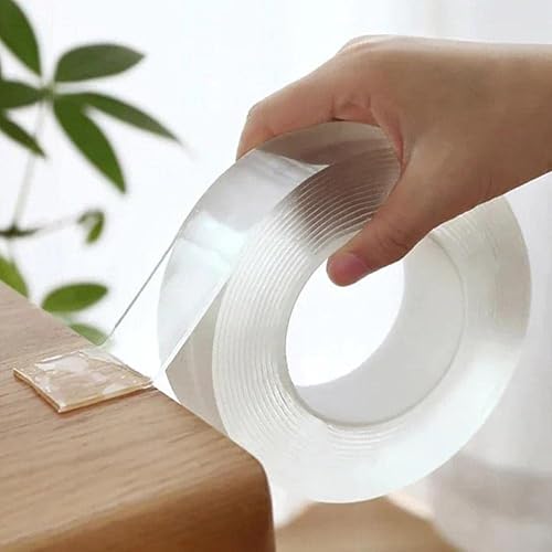 Miniatura 6 de TPALPKT Rollos de cinta adhesiva de doble cara para cocina baño impermeables reutilizables cintas adhesivas de pared sin marcas y multifuncionales