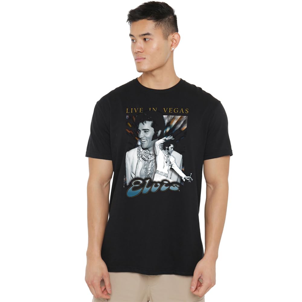Live in Vegas Unisex T Shirt, Black, Medium
