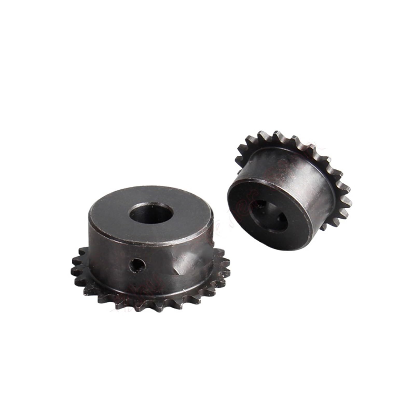 Ingranaggio conico a spirale con denti dell'ingran 1pc 24T-35T 03C Ruota dentata for azionamento industriale 24 26 28 30 33 35 Denti 45# Ingranaggio a catena in acciaio(12mm-35 Teeth)