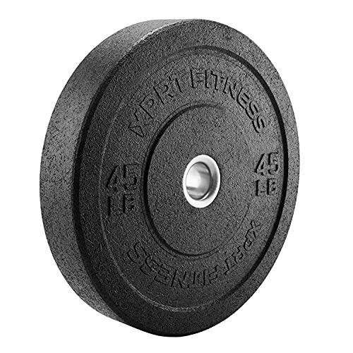XPRT Fitness Olympic Crumb Bumper Plates 10/15/25/35/45 lb (45lb Single)