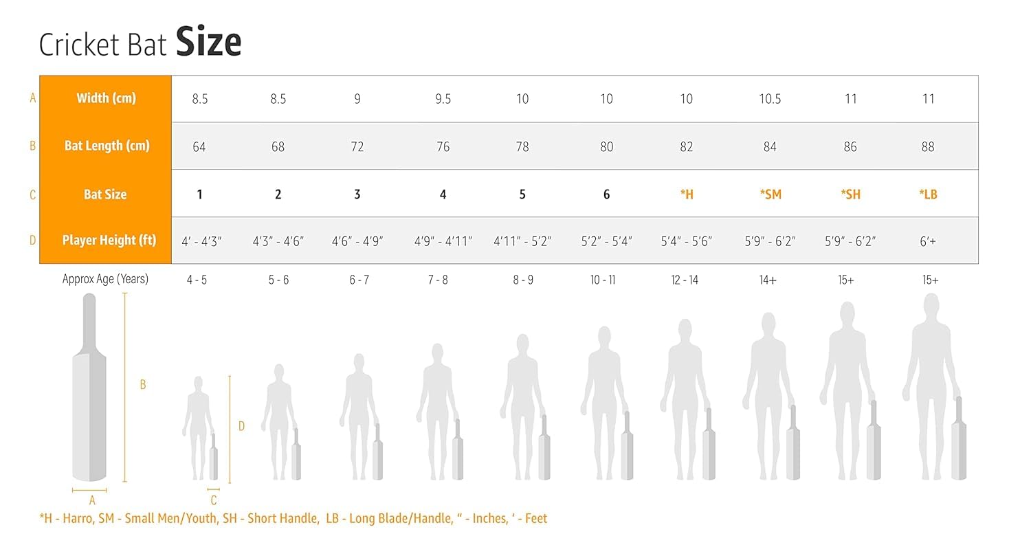 GRS Popular Willow Cricket Bat with Wicket Set & 1 Tennis Ball for Kids (Size 3, Age 6-10 Year Old Kids), Wood