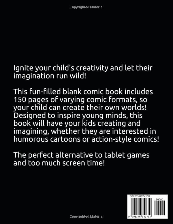 Miniatura 2 de Make Your Own Comics! 150 Blank Comic Pages for Creative Minds