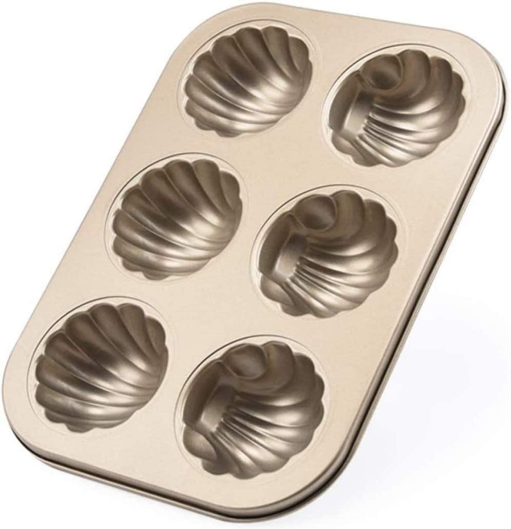 ZORILO Cake Tins for Baking, Madeleine Non-stick Mold Carbon Steel Cake Molds Cavity Baking, Mini Patisserie Mold for French Dessert, Biscuit, Chocolate,