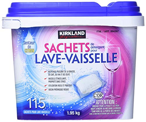 Kirkland Signature Easy To Use, Streak Free Premium Dishwasher Pacs, Automatic Dishwasher Detergent #TOP1