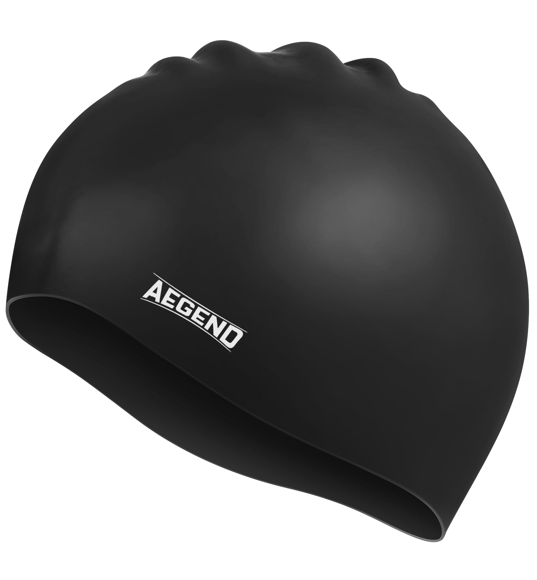 Aegend Unisex Swim Caps for Adult Men/Women/Youth, Silicone Swimming Cap Waterproof with High Elasticity