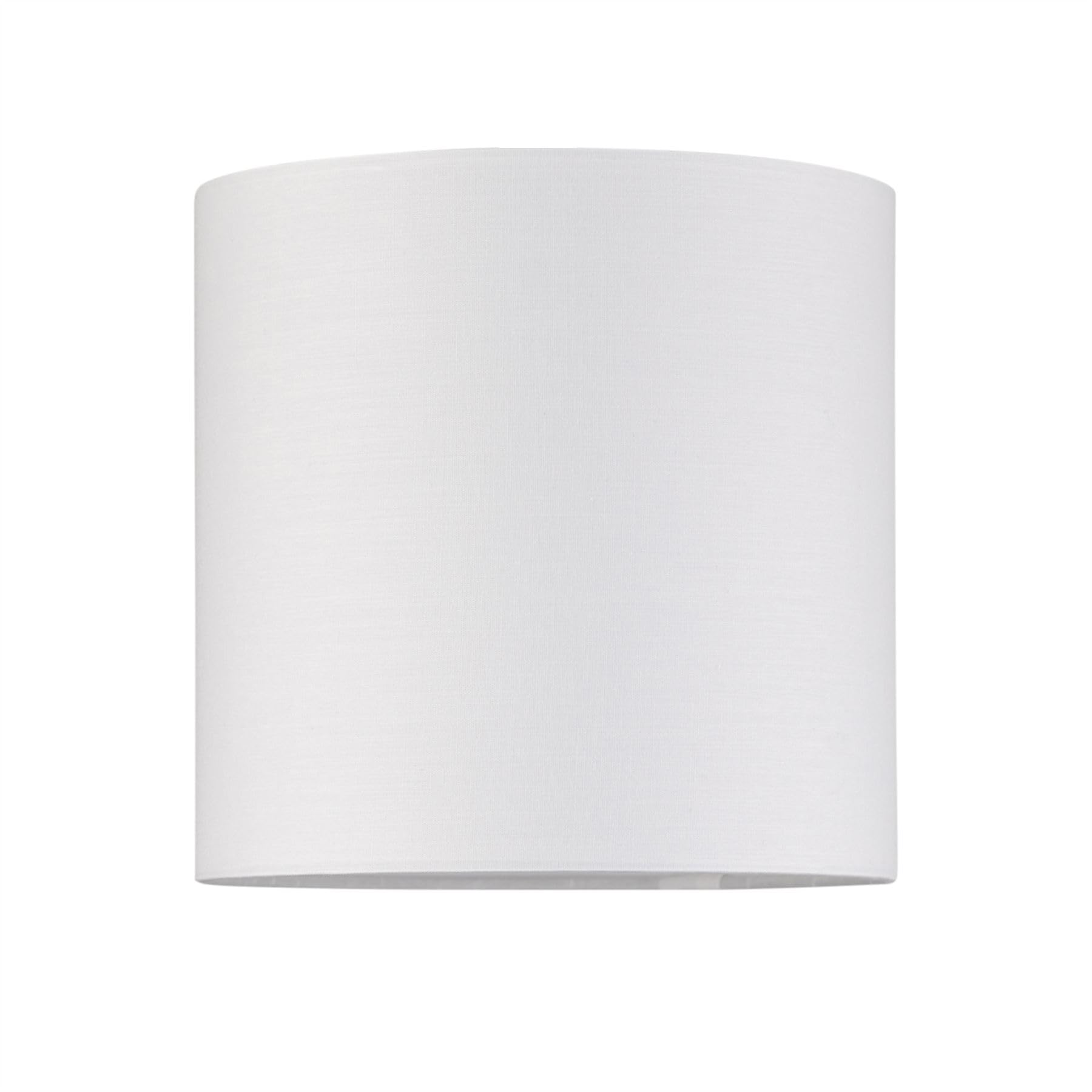 Firstchoicelighting Ivory Off White Cotton Fabric Table Lamp Shade, Lampshade For Table Lamp Or Bedside Light, Diameter 17Cm