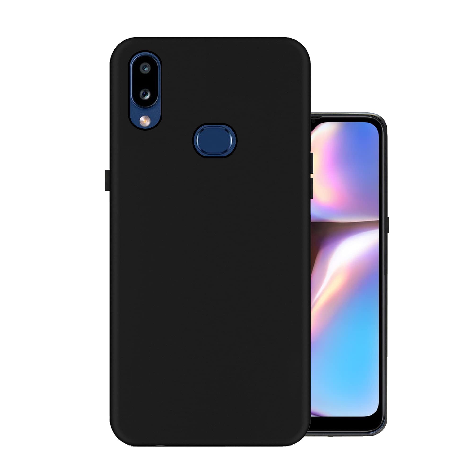 HELLO ZONE Exclusive Matte Finish Soft Back Case Cover for Samsung Galaxy A10s - Black (B07YLPQ6Y4) Amazon Price History, Amazon Price Tracker