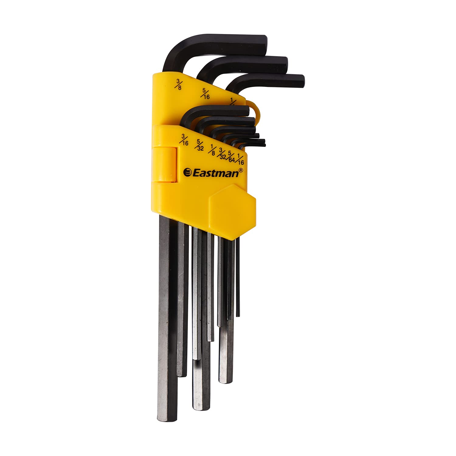 EASTMAN Hex Allen Keys set of 9 - CRV Steel, Comfort Grip, Black Finish, Organized Storage Box, EAK-2408 (B09RK78P8H) Amazon Price History, Amazon Price Tracker