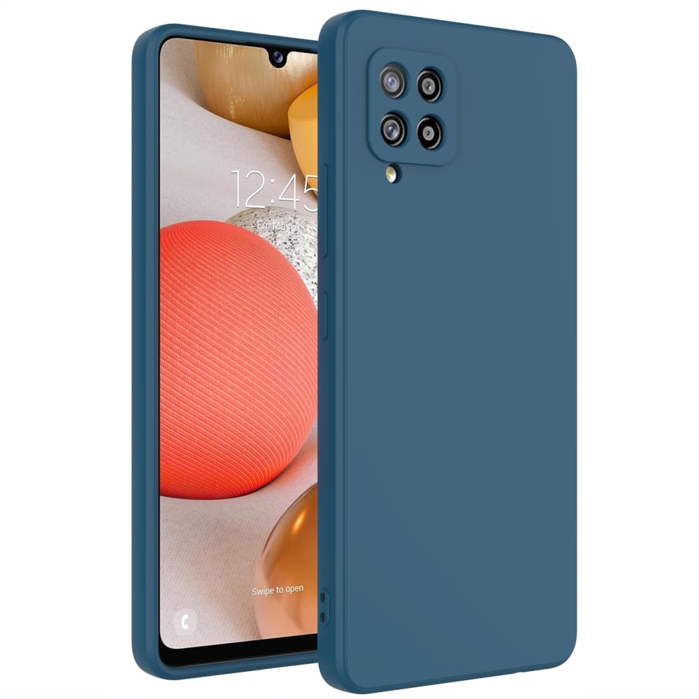 WOGROO for Samsung Galaxy A42 Case Dark Blue, Scratch Resistant with Soft Touch, Slim Thin Phone Cover for Samsung Galaxy A42