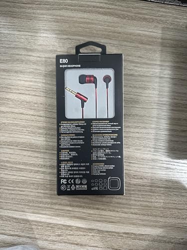 Image of Soundmagic E80 In-Ear Headphones (Red)