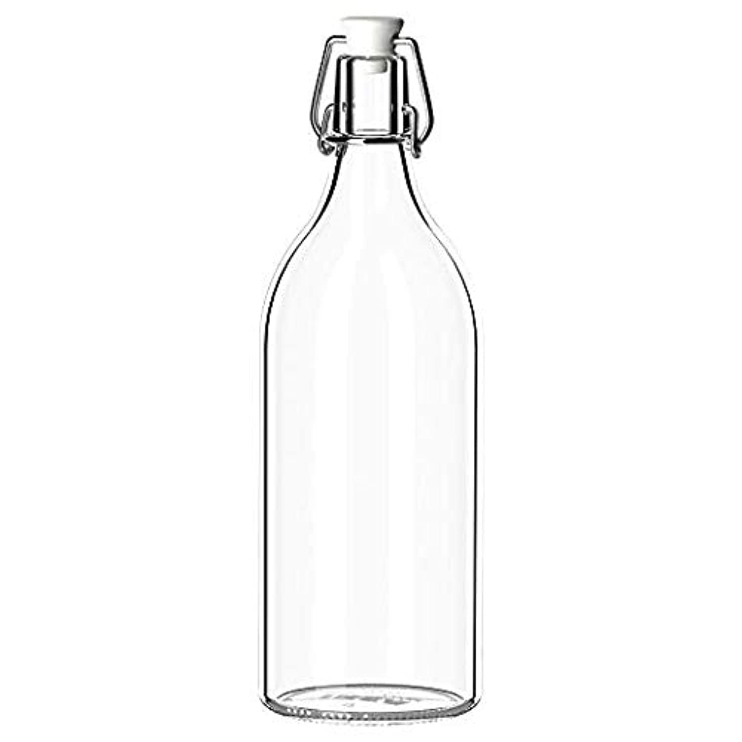 YWHHKorken Bottle With Stopper Clear Glass 1L