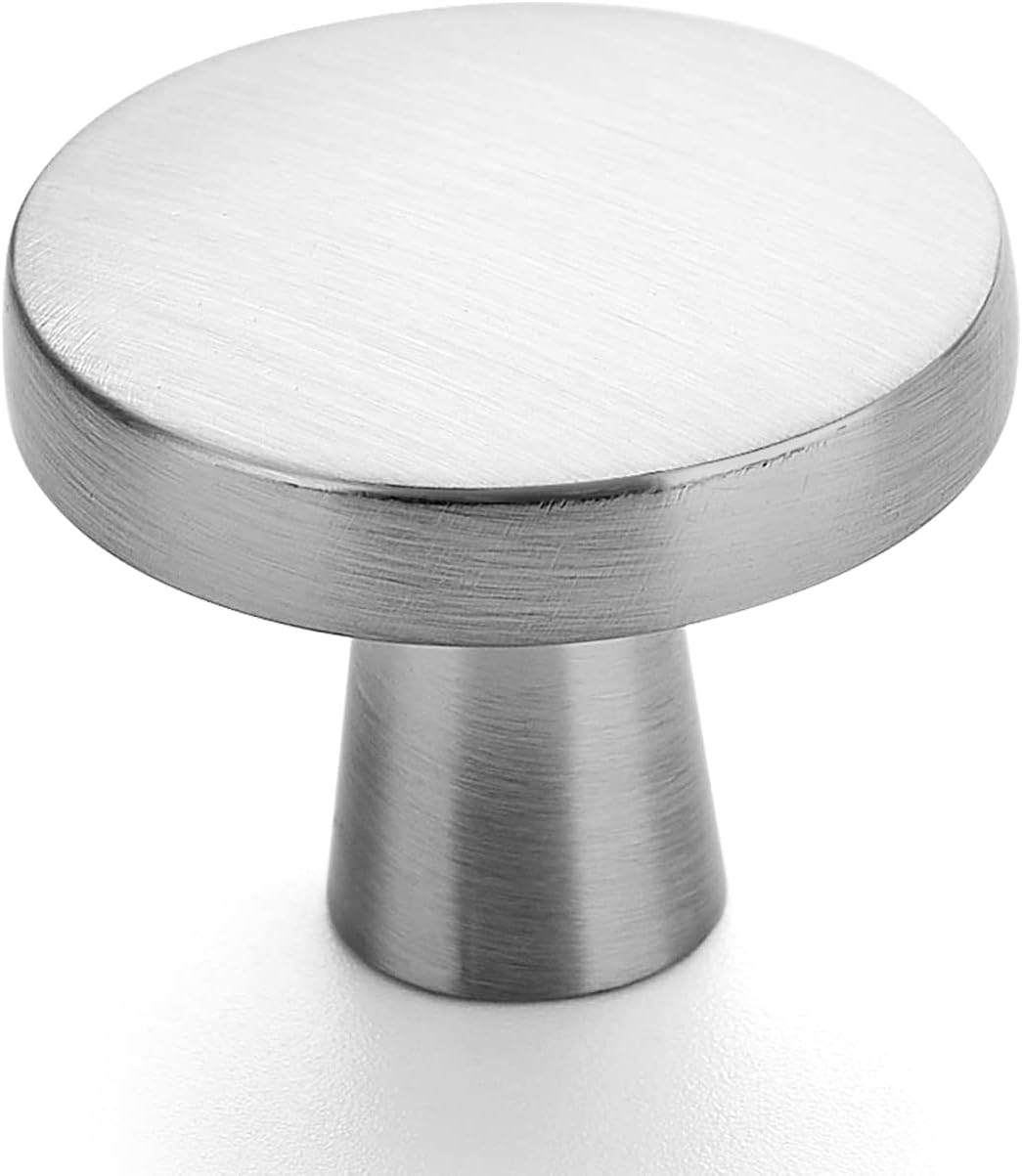 Ravinte 15 Pack Drawer Pulls 11/4 Inch Kitchen Knobs Brushed