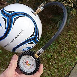 Bamax BX106FM Manometro Misuratore Pressione di alta precisione per verifica Gomme Pneumatici, Made in Italy, max. 12 bar, uso semi-professionale, Nero