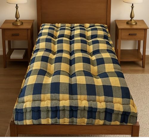 Image of REGILLER Soft & Supportive Single Cotton Mattress | Thick Comfortable Mattress for Daily Home, PG & Hostel Use (72 x 36 x 5 Inch)