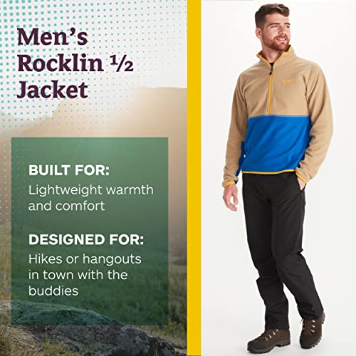 Image of MARMOT Men's Rocklin 1 /2 Zip, Lightweight Fleece Pullover Jacket