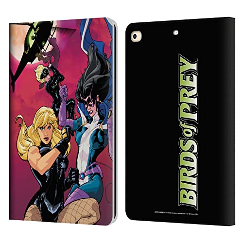 Étui portefeuille Justice League pour iPad 9.7 2017 2018 avec protection en cuir Lady Blackhawk