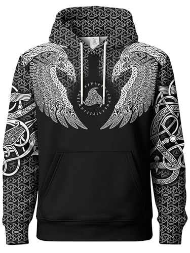 Image of PAGYMO Graphic Hoodies for Men Funny Novelty Pullover Hooded Sweatshirt