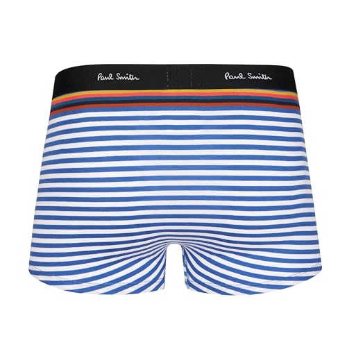 Paul Smith Men's Organic-Cotton Bright Stripe Dot Boxer Briefs2