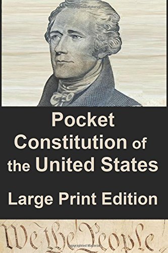 Pocket Constitution of the United States of America: Large Print Edition (Pocket Classics ...