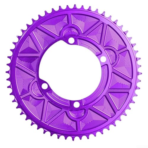 40T 42T 44T 46T 48T - Cadena individual para bicicleta de carretera BCD110mm, plato cerrado único para bicicleta de carretera para R7000 para R8000 para R9100 para R7100 para R8100 para R9200 para
