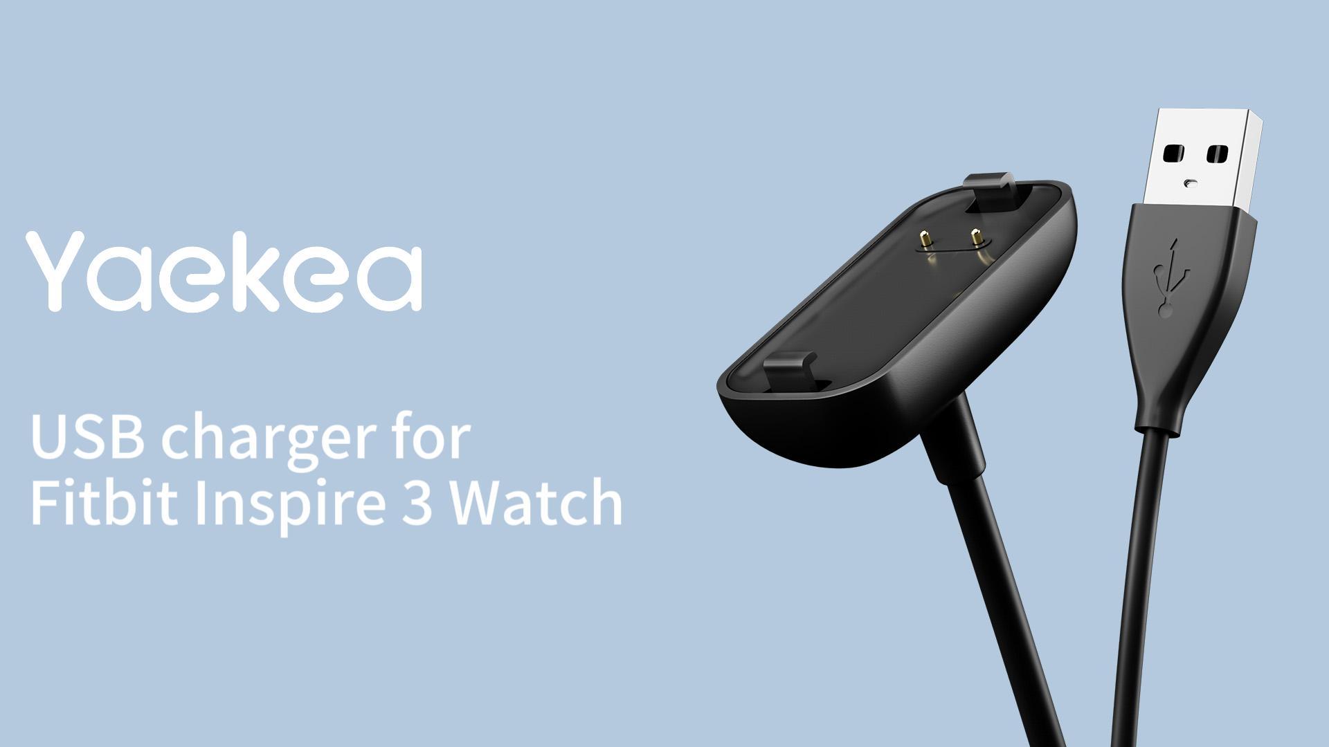 AWINNER Cavo Di Ricarica Per Fitbit Inspire 3 - Confezione Da 2, Caricatore Magnetico Con Protezione Da Sovratensione