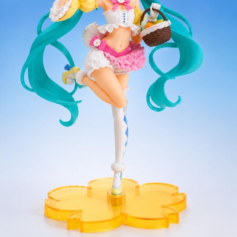 Image of Premium Action Figures Collectible for Office Desk, Study Table, Car Dashboard, Decoration for Anime Lovers, Fans, Kids, Collectors (Miku Bunny 22cm)